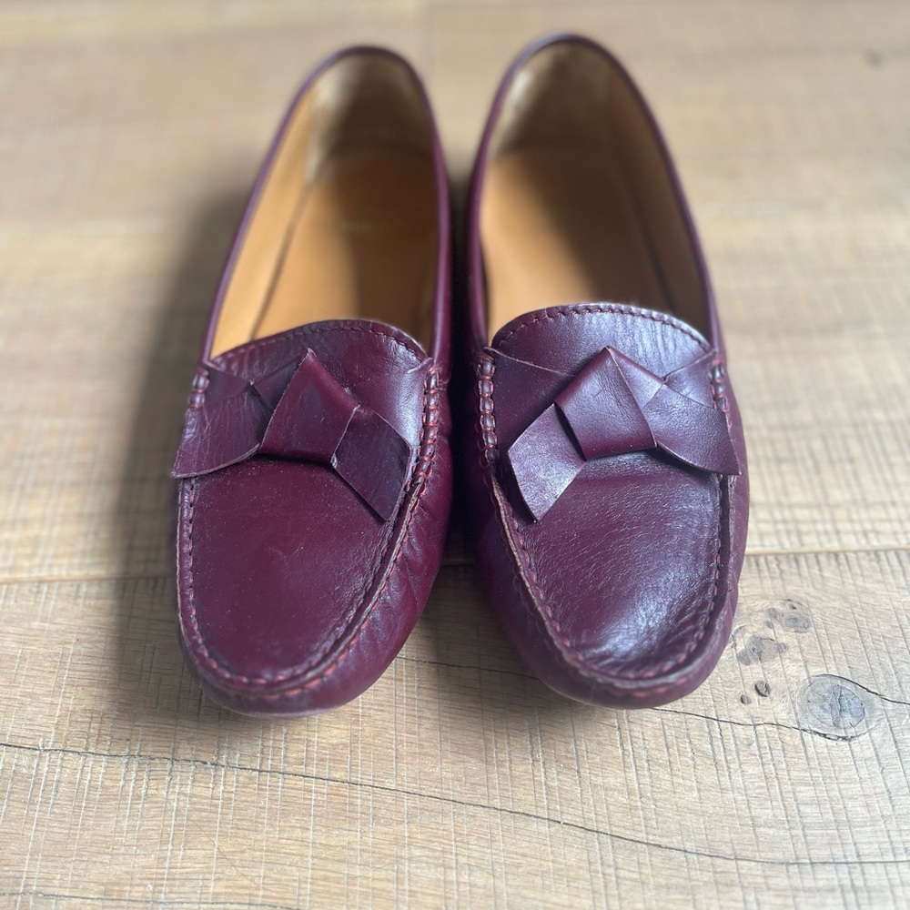 Burgundy loafers by Bobbies